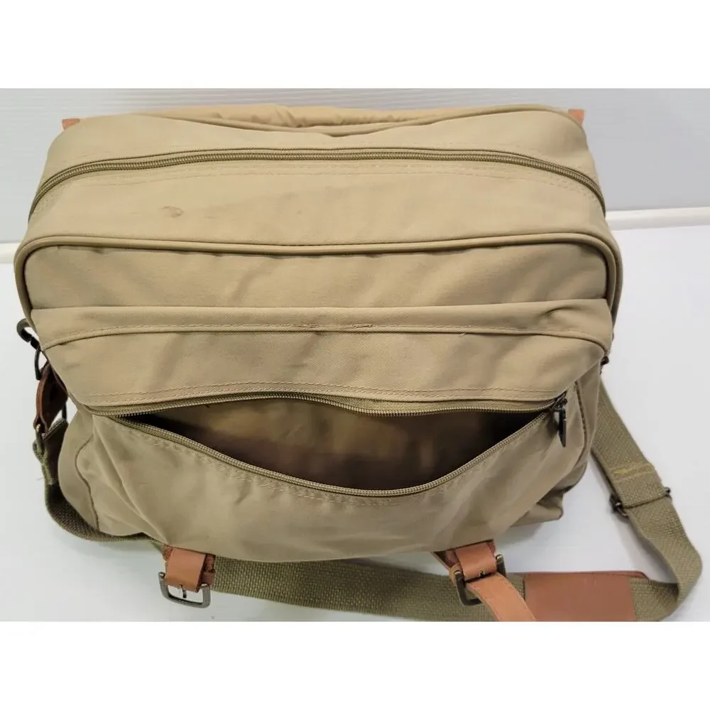 K) Rare Vintage Camel Trophy Adventure Canvas Messenger Postman Bag